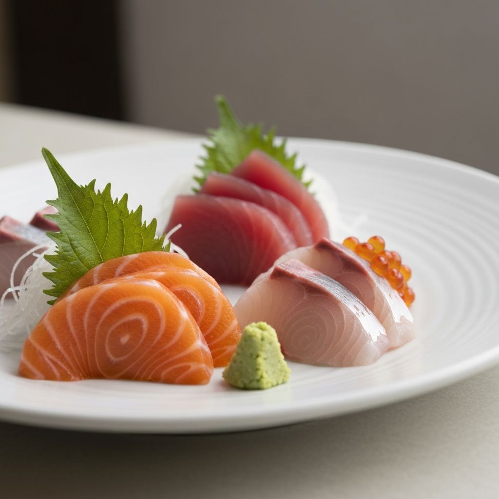 Fresh sashimi selection